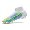 Nike Mercurial Superfly VIII Elite DF FG Blanco Azul Verde